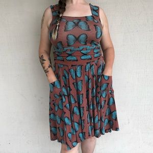 Effie’s Heart jersey circle skirt dress dolce vita